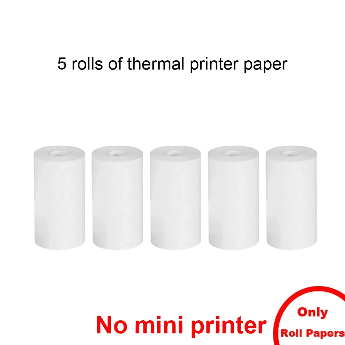 Mini Printer, Portable Thermal Printer, Inkless Sticker Maker, Free Cut Small Pocket Printer for Pictures, Photos, Journals