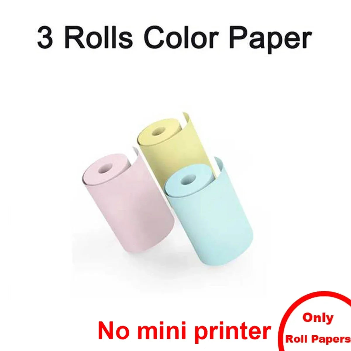 Mini Printer, Portable Thermal Printer, Inkless Sticker Maker, Free Cut Small Pocket Printer for Pictures, Photos, Journals