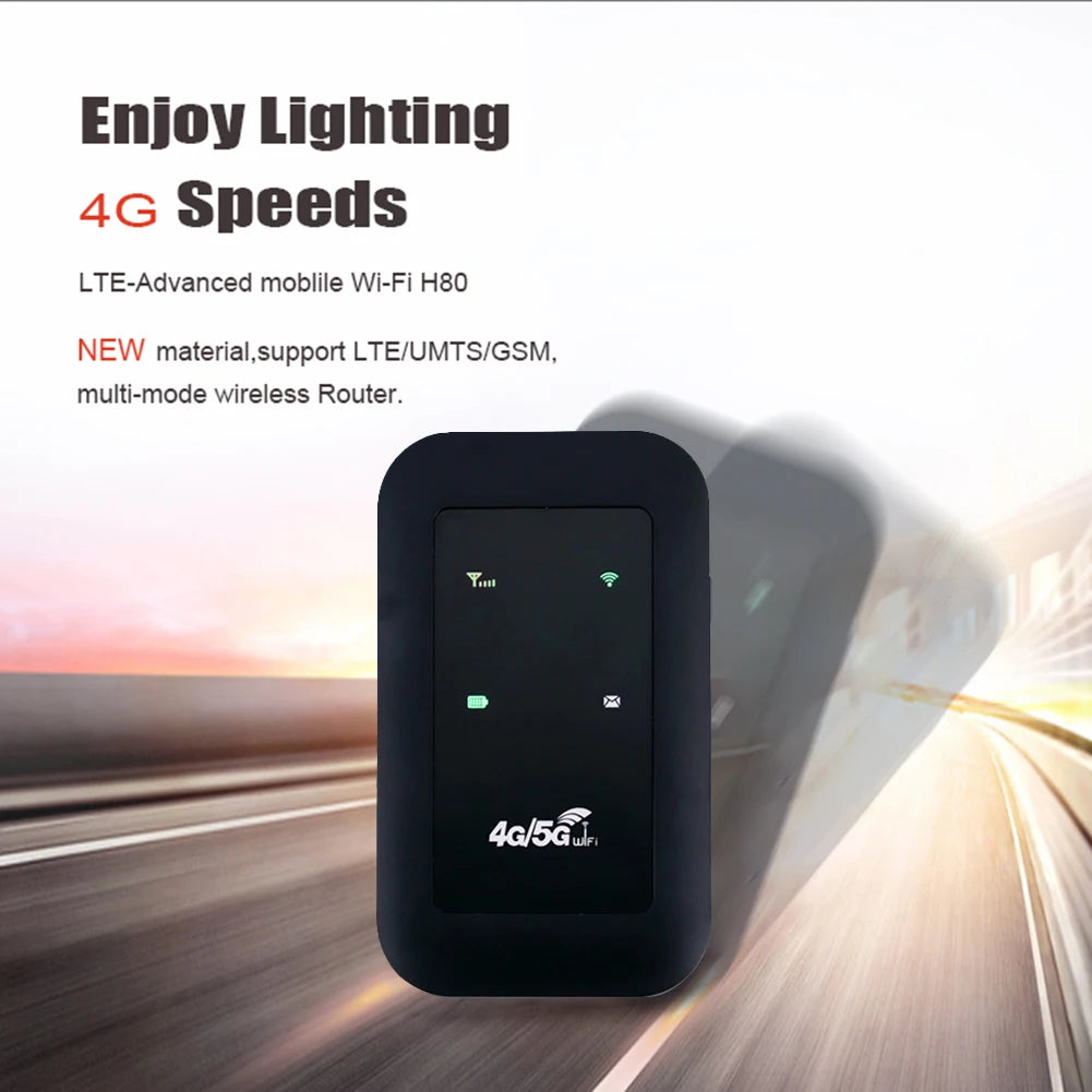 4G LTE Router 150Mbps WiFi Repeater Signal Amplifier Network Expander Mobile Hotspot Pocket Wireless Mifi Modem SIM Card Slot