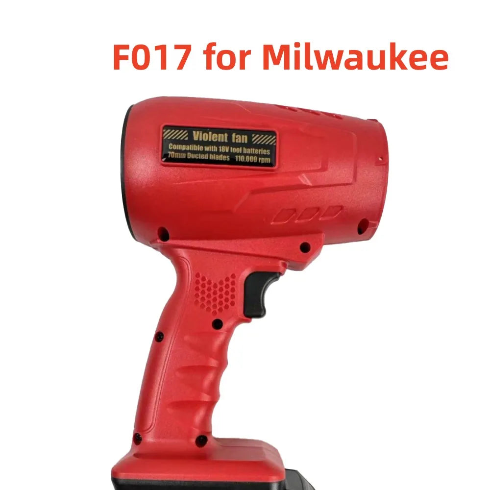 33000RPM /min Car Violent Blower Air Gun Turbo Jet Fan Electric Powerful Blowers Handheld Violent Fan Makita/Milwaukee/Dewalt